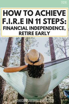 a woman sitting in a hammock with the title how to achieve f r e n