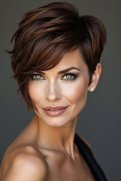 Pixie Hair Color, Pixie Haircuts For Women, Growing Out Hair, Ash Blonde Highlights, Haircuts For Women Over 50, Age Is Just A Number, Short Sassy Hair, Super Short Hair, Low Maintenance Hair