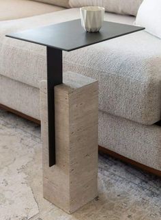 Marble Furniture, Concrete Furniture, Furniture Details, Furniture Inspiration, Coffee Table Design, Metal Furniture, Home Room Design, Decorating Coffee Tables