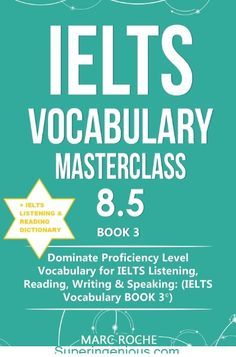 the cover of ielts vocabulary master class book 8 5