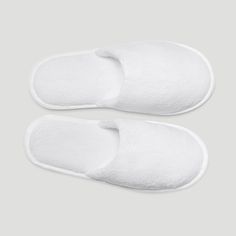 House Slippers Womens, Room Slippers, Hotel Slippers, Guest Home, Personalized Slippers, Bridal Slippers, Velour Top, Spa Slippers, White Slippers