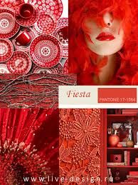 red color scheme for fashion and home decor in the style of fresia, pantone 17 - 464