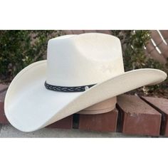 Features Breathable, Lightweight, Wide Brim Department Men Occasion Rodeo Size Large Material Straw Style Cowboy Hat Color Off White Theme Western This Is A Nice Western Cowboy Rodeo Hat. With An Elastic Band On The Inside For A Comfortable Fit. White Western Straw Hat For Outdoor, White Flat Bill Sun Hat For Rodeo, White Rigid Hat For Ranch, White Flat Bill Sun Hat For Ranch, White Wide Brim Rigid Hat, White Western Hat With Flat Bill, White Flat Bill Straw Hat For Rodeo, Country Style White Straw Hat With Flat Bill, White Country Style Straw Hat With Flat Bill