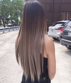 Hot Hair Colors, Hair 2018, Haircuts Straight Hair, Ash Brown, Long Straight Hair