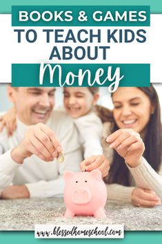 Best Books and Games to Help Teach Kids About Money Basic Math Skills, Homeschool Encouragement, Homeschool Printables, Teach Kids, Basic Math