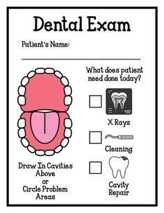 Dentist Office (Dramatic Play) by For A Rainy Day | TPT Dramatic Play Dentist, Dentist Office Dramatic Play, Dentist Preschool, Dentist Play, Classroom Areas, Dental Health Unit, Dental Health Preschool, Office Dramatic Play, Pretend Play Printables