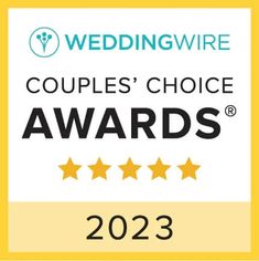 the weddingwire couple's choice award badge