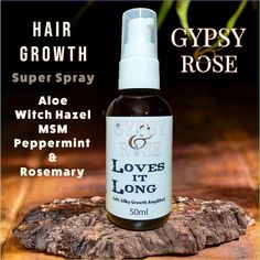 An expertly formulated hair growth spray containing Aloe Vera, Witch Hazel, MSM with a dash of rosemary and peppermint oils. FEEL NEW GROWTH FAST ‼️ Aloe Vera benefits  * Calms itchy scalp * Deep cleans oily hair * Strengthens and repairs hair strands Witch hazel benefits  * Reduces oiliness * Reducing flaking * Calms inflammation MSM * Maintenance of hair strength and health requires a steady supply of sulfur, which MSM provides.  * Significant improvements of hair density, hair-density terminal, and hair diameter were observed after 120 days of use * 👈 Peppermint benefits: * Peppermint Oil Promotes Hair Growth  in as little as 14 days * 👈 Rosemary benefits: *Antioxidant, anti-inflammatory, and antimicrobial properties *Support wound healing *Promote nerve growth *Improve circulation So Witch Hazel Benefits, Long Hair Growth, Shea Butter Benefits, Longer Hair Growth, Aloe Vera Benefits, Teen Skincare, Hair Growth Spray, Hair Strands, Itchy Scalp