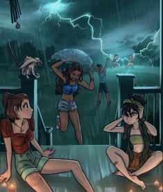 Fan Art Avatar, Summer Thunderstorm, Avatar Series, The Last Avatar