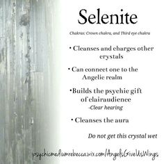 Selenite crystal meaning crystalsgems.com Wealth Crystals, Selenite Crystal, Crystal Meanings