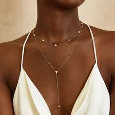 Lariat Necklace, Dainty Necklace, Layer Necklace, Y Necklace, MEASUREMENTS & MATERIALS - .925 Sterling Silver / 14K Gold Vermeil / 14K Rose Gold Vermeil - Cubic Zirconia Crystals - Pendant Height 2 1/2 in | 6.3 cm - Chain 18 in | 45.7 cm - Hypoallergenic, lead & nickel free - Handcrafted in NYC COMPLETE THE LOOK: - Crystal Choker N062: https://www.etsy.com/listing/484350920/ - Love Knot Necklace N316: https://www.etsy.com/listing/600399896/ To shop more Y Lariat Necklaces: https://www.et Cheap Gold Drop Necklace For Party, Affordable Formal Necklace With Adjustable Chain, Luxury Long Drop Backdrop Necklace As Gift, Cheap Modern Necklaces For Formal Occasions, Cheap Adjustable Choker Lariat Necklace, Jewelry For V Neck Dress V Neck, Luxury Minimalist Herringbone Necklace For Formal Occasions, Cheap Chic Lariat Necklace, Cheap Long Party Necklaces