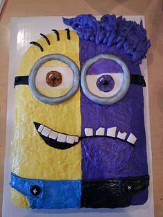 a cake made to look like two different characters