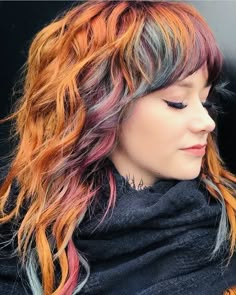 Hair Color Placement, Color Block Hair, Creative Hair Color, Funky Hairstyles, Hair 2024, Fun Hair, Edgy Hair, Haircut And Color, Hair Crush