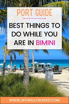 the best things to do while you are in biminii with text overlay