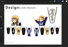 Mha Nails Design, My Hero Academia Nail Art, My Hero Academia Nails Acrylic, My Hero Academia Inspired Nails, My Hero Academia Nails, Anime Inspired Nails, Nail Designs Easy Diy