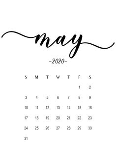 a calendar with the word may written in cursive writing on it, next to a