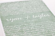 an open book with writing on it and the word ryan taylor written in white ink