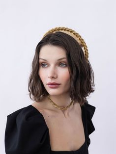 The Medici Choker is devious and regal. Combine this piece with any item from our Medici suite for a breathtaking look. Adjustable and worn as high or low as you wish, this comfortable choker is a must have in any collection. Available in antiqued 14K Gold plate. Epona Valley, Closet Upgrade, Luxury Hair Accessories, Bridal Handbags, Fantasy Hair, Gold Headband, Crown Headband, Face Drawing, Bridal Collection