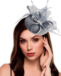 PRICES MAY VARY. 🪶Glamorous women's fascinators come with alligator clips and headbands. One size fits all,headdresses in a multitude of colors fits any size head. 🪶The perfect Derby headpiece is very delicate and is made of high quality organza flowers, mesh fabric and feathers, the tea party hats makes you look more elegant and charming. Charming headpiece is very lightweight and comfortable, this is the perfect accessory all ladies need to stand out! 🪶Charming pillbox hat is easy to wear, Evening Fascinator With Feather Trim And Short Brim, Elegant Adjustable Mini Hats For Vintage Events, Adjustable Short Brim Fascinator With Feather Trim, Elegant Adjustable Costume Hats For Vintage Events, Elegant Adjustable Costume Accessories For Party, Adjustable Headpiece For Vintage Events In Spring, Adjustable Headpieces For Vintage Events In Spring, Adjustable Headpieces For Vintage Summer Events, Adjustable Headpieces For Vintage Events In Summer