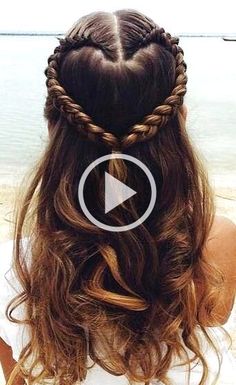 ✓ up dos for prom dark hair, up dos for prom curly, !! Hair Braid Rings, Beauty Hair Color, Half Updo