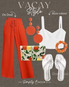 Classy Beach Outfits Women, Vacation Outfits Women, Look Boho Chic, Outfits For Mexico, Casual Chique, Classy Casual Outfits, Casual Chic Outfit, Summer Fashion Outfits, Look Chic