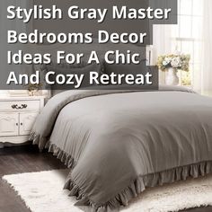 Transform your bedroom into a chic and cozy retreat with these stylish gray master bedrooms decor ideas. From soothing neutrals to bold accents, discover how to create a serene and sophisticated space that reflects your personal style. Whether you prefer a modern minimalist look or a more traditional feel, these inspirational designs will help you achieve the perfect balance of comfort and elegance in your sanctuary. Explore the endless possibilities of gray master bedrooms decor and elevat... Bedroom Apartment, White Walls, Endless Possibilities