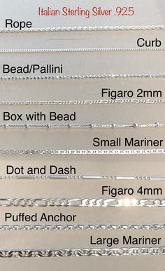 "Italian Silver Anklet, 925 Sterling Silver Ankle Bracelet, Dainty Anklet Assortment, Figaro, Rope, Curb, Bead, Snake, Paperclip,Cable Anklets Please note that the 10.5\" length is a 9.5\" chain + a 1\" Extension. Thank you for visiting Harper Silver! 🚛 Shipping: Shipped from USA. Shipping is free within USA with tracking on all order $35 or more. Express delivery is available as an option at checkout at an additional cost based on the shipper's fees. We will express ship through the USPS, UPS Bead Snake, Sterling Silver Anklets, Rope Anklet, Silver Anklets Designs, Polish Clothing, Bracelet Thick, Dainty Anklet, Silver Ankle Bracelet, Anklet Designs