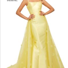 Sherri Hill Dress, Sherri Hill Dresses, Sherri Hill, Yellow Dress, Favorite Color, Prom Dresses, Prom, I Love, Womens Dresses