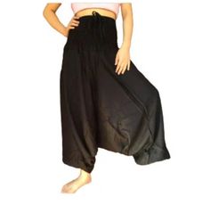 Black Baggy Pants, Black Harem Pants, Drop Crotch Pants, Pants Baggy, Baggy Pants, Auction Items, Baggy Pant