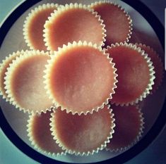 four pastries sitting on top of a white plate