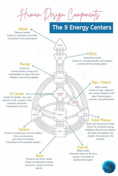 the 9 energy centers in human design