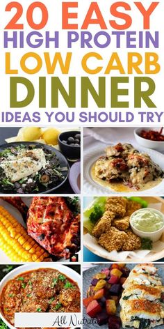 20 easy high protein low carb dinner ideas you should try