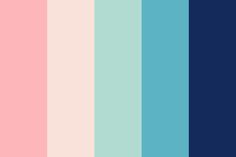 the color palette is blue and pink