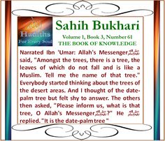 an islamic text with the words sahi bukkari