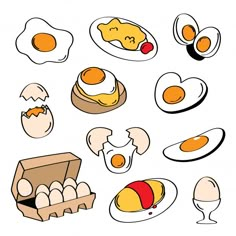 an image of eggs and other breakfast foods