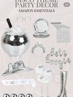 disco theme party decor - amazon essentials for the dance floor, disco ball and other accessories