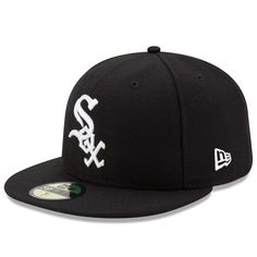 Sox Hat, New Era Cap, New Era 59fifty, Fitted Caps, White Sock, Fitted Hat, Kids Hats