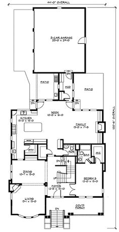 the floor plan for this house