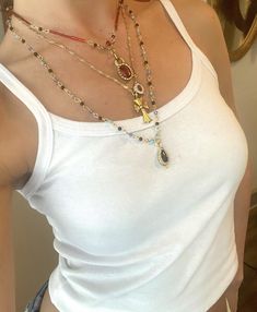 Different Jewelry Styles, Outfits With Gold Jewelry, Eclectic Jewelry, Stacked Jewelry