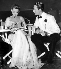 "Now, Voyager" (1942) Bette Davis and Paul Henreid between scenes Now Voyager, Orry Kelly, Vera Ellen, Bette Davis Eyes, Dorothy Lamour, Betty Davis, Marcello Mastroianni, Christopher Plummer, Anna Karina