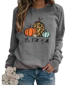 Labu Halloween, Raglan Sleeve Top, Fall Sweater, Pumpkin Print, Round Neck Sweatshirts, Fall Sweatshirt, Halloween Sweatshirt, Long Sleeve Sweatshirt, Print Sweatshirt