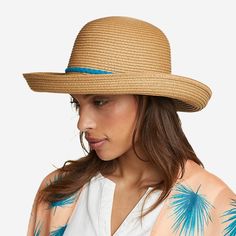 Women's Roll Brim Packable Straw Hat | Eddie Bauer Fun Straws, Eddie Bauer Women, Summer Accessories, Straw Hat, Eddie Bauer, Everyday Look, Unique Vintage, Straw, Hats