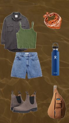 Blundstone Outfit Summer, Blundstone Outfit, Outdoorsy Outfits, Granola Girl Outfits, Granola Outfits, Granola Style, Outfit Summer Casual, Granola Girl Aesthetic, Camping Outfits