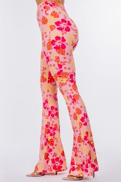 Super Soft. elastic waist/poly/spandex Pink Bottoms With Elastic Waistband Full Length, High Stretch Pink Long Bottoms, Summer Full Length Stretch Leggings, High Stretch Spring Loungewear Pants, Stretch Full Length Summer Leggings, High Stretch Pants For Spring Loungewear, Full Length Summer Leggings, High Stretch Loungewear Pants For Spring, Fitted Footless Loungewear Pants