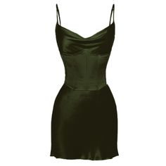 Only Worn Once & In Perfect Condition! Tag Is Still Attached To Corset Piece That Is Optional To Wear Or Can Be Styled Soley With Dress Like Featured In Pictures ! Corset Green Dress, Green Dress With Corset, Dark Green Hoco Dress, Slytherin Dresses, Midi Homecoming Dresses, Slytherin Dress, Hoco Dress Short, Green Corset Dress, Green Hoco Dress