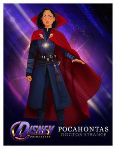 the character from disney's pocahontass is shown in this poster