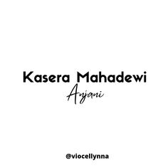 kasera mahadewi - argani cover art for the album