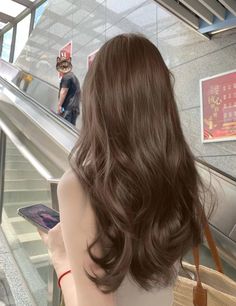 Light Spring Brown Hair, Korean Hair Brown, Low Light On Brown Hair, Hair Colors On Pale Skin, Hair For Morena Skin, Brown Hair Colors No Bleach, Brown Hair Woman Aesthetic, Chocolate Brown Hair Korean, Hazel Nut Hair