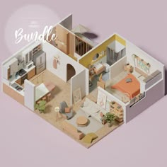 3D Model Home Bundle PNG - Toffu Co Bedroom Ideas For 4 People, House Model Architecture, 3d Modeling Ideas, Serene Room, Model Bathroom, Sims 4 Houses Layout, Sims Freeplay Houses, Home 3d, 3d House Plans