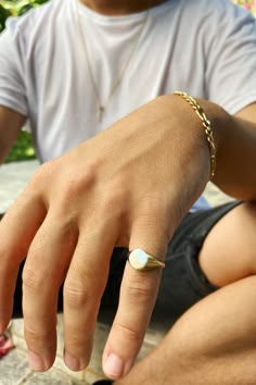 This classical gold pinky ring ''was'' only classy men's love. Nowadays it's also a cool piece combined with daily outfits. This 2,09gr simple 14k Solid Yellow Gold pinky ring the most common type of pinky rings. We can produce it in 14k White Gold as special order. Please ask via Etsy Message for color alternatives. Engraving Free! We can engrave on it letter, number or date. Enter the name, date, number or letter you want on the ring at personalization section. If you want a signet, pattern or White Polished Signet Ring As A Gift, White Polished Finish Signet Ring As Gift, Round Signet Ring With Smooth Finish As Gift, Classic White Signet Promise Ring, Signet Ring With Smooth Finish As Gift, 14k Gold Signet Ring With Smooth Bezel For Gift, 14k Gold Signet Ring With Smooth Bezel As Gift, Everyday Rose Gold 14k Stamped Signet Ring, 14k Gold Rings With Smooth Finish As Gift